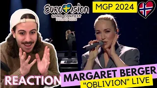 🇸🇯 Margaret Berger "Oblivion" Reaction LIVE Performance MGP 2024 (SUBT) Norway Eurovision 2024