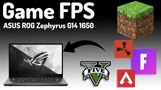 ASUS ROG Zephyrus G14 RTX 1650 Game FPS Test