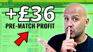 £36 Pre-Match Football Trading Strategy on Betfair Exchange