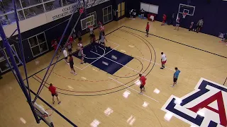 University of Arizona MBB -Defense Breakdown Drills (Pt 1)