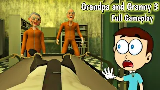 Grandpa and Granny 3 : Elevator Escape - Android Game | Shiva and Kanzo Gameplay