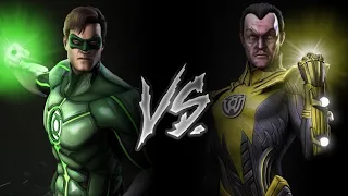 Injustice Gods Among Us - Green Lantern Vs. Sinestro (VERY HARD)