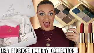 LISA ELDRIDGE HOLIDAY COLLECTION 2022! Eyeshadow, Lipstick & Swatches OH MY!!