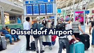 Düsseldorf Airport Walking Tour || Departure  and Arrival of Düsseldorf Airport ￼￼|| Germany 🇩🇪❤️