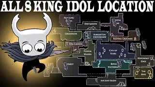 Hidden King Idols , All 8 hollow knight King idol location (godmaster updated)