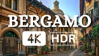 BERGAMO - ONE OF THE MOST BEAUTIFUL CITY IN ITALY  | WALKING TOUR 4K