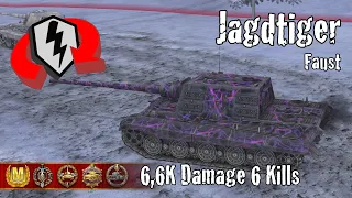 Jagdtiger  |  6,6K Damage 6 Kills  |  WoT Blitz Replays