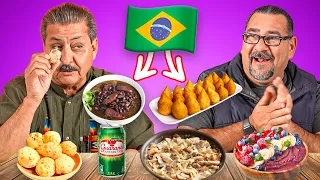 Mexican Dads Try Food From BRAZIL!
