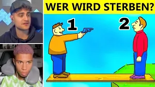 Eli & Sidney reagieren auf „Wenn du alle 10 Rätsel löst, bist du ein Genie!“ 🔥 | ELIGELLA