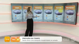 Sexta-feira com bastante instabilidade no estado (03/05/2024) | Tempo | SCC Meio-Dia