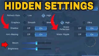 HIDDEN SETTINGS in Mobile Legends | New Graphics Settings in Mobile Legends