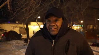 Activist sleeps outside, raises homelessness awareness in dangerously cold temps