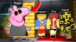 TROLLEO A MIS AMIGOS CON DISFRAZ DE PEPPA PIG.EXE EN MINECRAFT