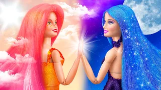 ¡Chica Día vs Chica Noche! 10 DIYs para Barbie