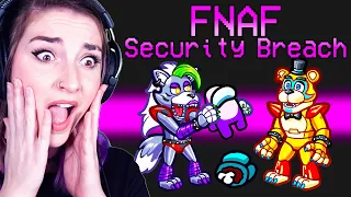 Playing the NEW FNAF SECURITY BREACH MOD in Among Us!