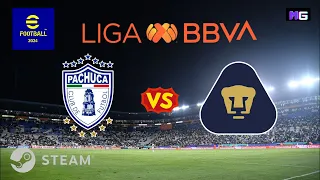 eFootball 2024 - Pachuca vs Pumas | PLAY IN | LIGA MX | STEAM