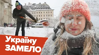 Замети на дорогах, Садовий з лопатою, злі водії — що принесла погана погода