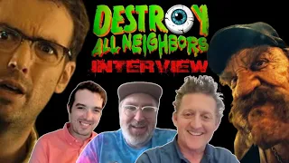 Hilarious Destroy All Neighbors Interview with Alex Winter, Jonah Ray Rodrigues and Josh Forbes