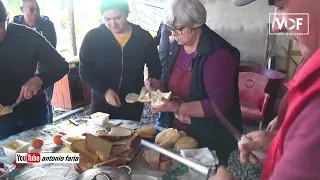 Dia Desmanchar o porco na Silveira Ilha do Pico Açores