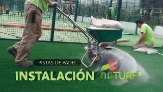 ▷ Instalación de Césped Artificial en Pista de Pádel