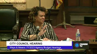 FY2023 Agency Budget Hearings; June 7, 2022