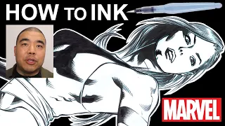 HOW TO INK - Tips, Tools, Techniques, Hacks, Step by Step Tutorial for Comic Book Artists