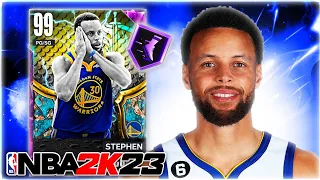 INVINCIBLE DARK MATTER STEPHEN CURRY GAMEPLAY!! STEPH IS SO FUN IN NBA 2K23 MyTEAM!!