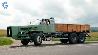 WHAT WAS THE FASTEST TRUCK OF THE 1950S USED FOR? ▶ TRUCKS WITH UNUSUAL DESIGNS 2