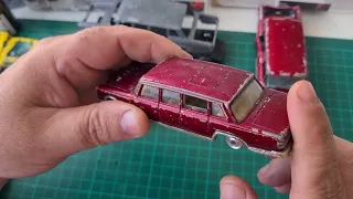 restoration of mercedes 600 dinky toys