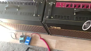 Brian May - Rig with Vox AC30C2 and Vox AC30VR
