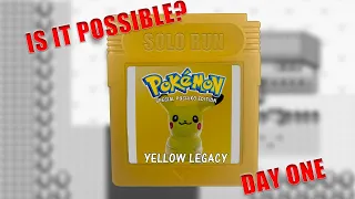 Can you beat Pokémon Yellow Legacy with just a Pikachu?