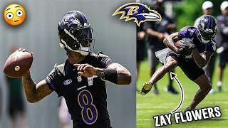 Lamar Jackson & Derrick Henry LOOK SCARY 😱 + Zay Flowers (ONE HAND CATCH) Ravens OTA Highlights