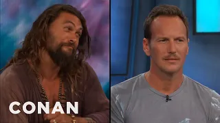 Patrick Wilson Thinks His Trident Is Better Than Jason Momoa’s | CONAN on TBS