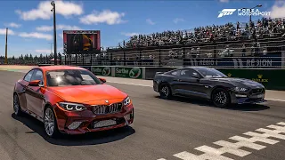 Forza Motorsport Drag Race: BMW M2 Competition vs 2018 Ford Mustang GT