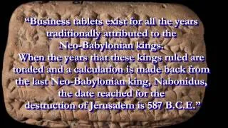 16. When Ancient Jerusalem Was Destroyed: The Business Tablets