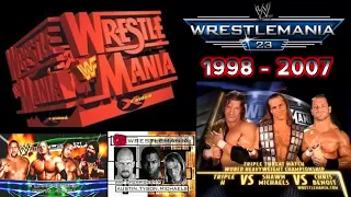 WWE WrestleMania 1998 To 2007 Main Events Highlights (TV-14 Era) (Scrapped Video)