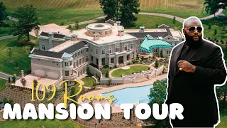 Rick Ross 109 Rooms House Tour - The Biggest Mansion In Georgia