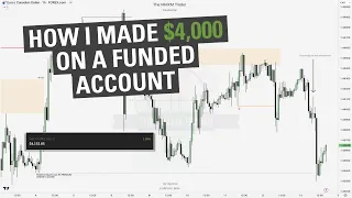 How I Made +$4,000 on a Live Funded Trading Account with ICT CONCEPTS