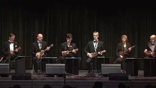 Ukulele Orchestra of Great Britain performing "Addicted to Love."