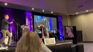 Supernatural Toronto Convention 2019 - Chad recreating Ash's death if on fire