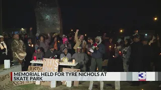 Candlelight vigil held for Tyre Nichols at Memphis skate park