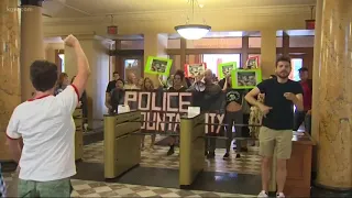 Protesters take over Portland City Hall