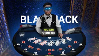 $100 BUDGET BLACKJACK! (COMEBACK)