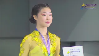 Nini Xiangyi AN Gold Medal LP 2023 Asian Open Figure Skating Trophy