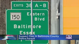 Police: Robbery Suspect Dies On I-695 Following Pursuit
