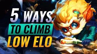 5 MOST IMPORTANT Tips to Climb out of Low Elo - League of Legends