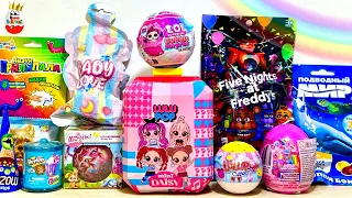 SURPRISE MIX! LULUPOP mini DAISY, LOL Bubble Surprise, Hopkins, Five Nights at Freddy's, unboxing