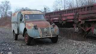 Restoration of a 1960 2cv: the rust removal technique gives awesome results