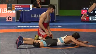 1/4 GR - 60 kg: K. KAMAL (TUR) v. H. MAHMOUD (EGY)