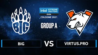 CS:GO - BIG vs Virtus.pro [Dust2] Map 1 - IEM Cologne 2021 - Group A